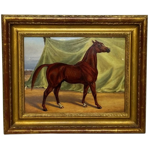 Dipinto olio vittoriano - olio,