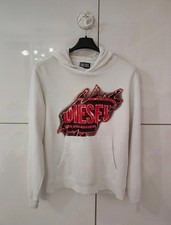 Diesel felpa leggera bianca e rossa