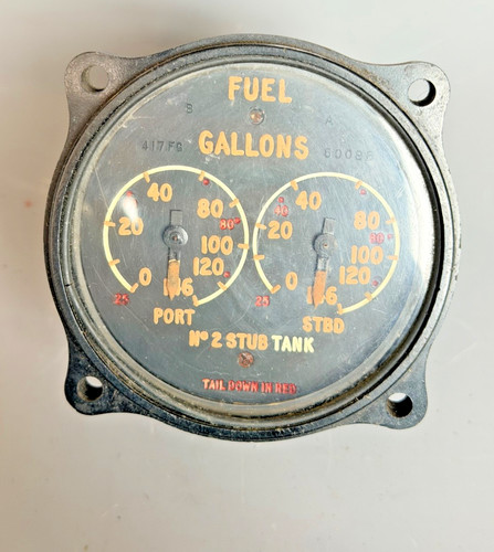 Wwii raf aircraft fuel - fuel, gauge
