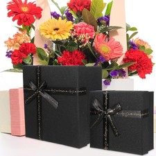  3 pezzi di scatole presenti nidificazione quadrata set di scatole regalo