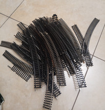 RIVAROSSI ITALY LOTTO BINARI ANNI 60 SCALA H0 40 curve, 1 dritto, 1 dritto corto