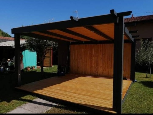 Gazebo legno lamellare - gazebo,