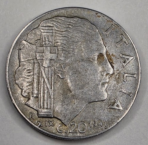 1941 italia centesimi - italia, 20