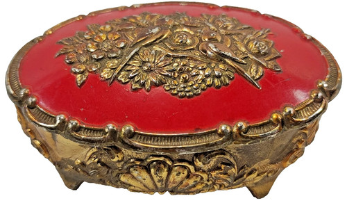 Cofanetto portagioie uccellini