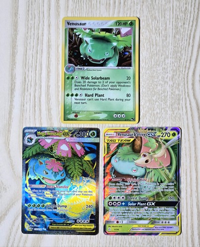 Lotto carte pokemon - venusaur,