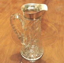 Brocca brocca cristallo argento montata Gorham G.M.Co Birmingham 1912 Caraffa