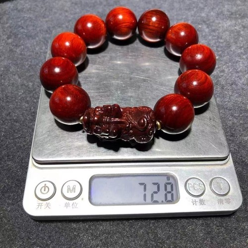 Bracelet old material red - bracelet, 2.0