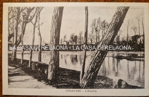 Cartolina chiavare entella - chiavare,