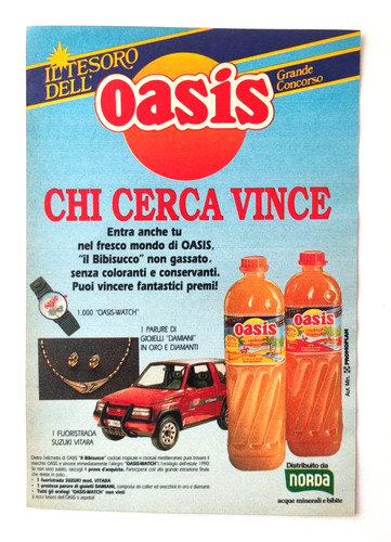 Pubblicita oasis grande - pubblicita',