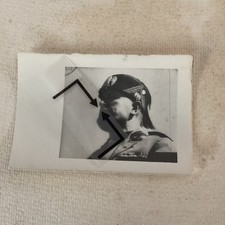 Mussolini,DUX, Primo Piano,fez,fregio,foto,fascismo, Regno,animataL107