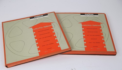 Revox scatola porta bobine - 2x,