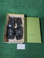 GUCCI Rubber Slide Sandals