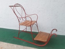 Antica Slitta Da Ghiaccio In