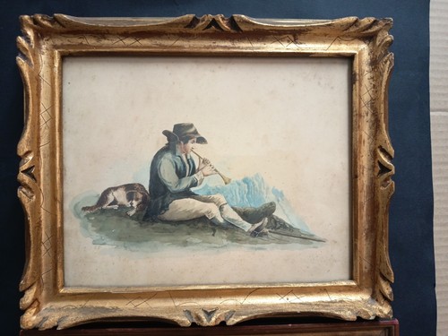 Antico quadro dipinto - quadro,