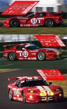 Decals Chrysler Viper GTS Le