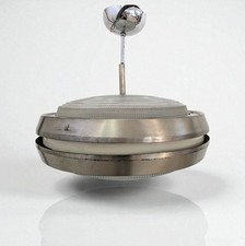 Attr. Oscar Torlasco - Lampada a sospensione - Metallo, Vetro