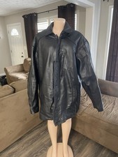 Giacca pelle nera vintage