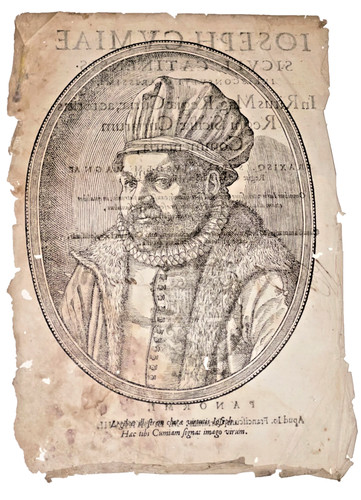 Incisione seicento joseph - incisione,