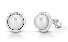 Orecchini oro bianco 18kt - in,