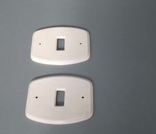 Aldo Bernardi coppia placche copri interruttori in ceramica per Bticino Magic