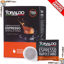 150 Cialde Caffè Toraldo Filtrocarta ESE 44 mm Miscela  Cremosa Cremoso gratis