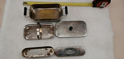Antica scatola porta siringhe - antica,