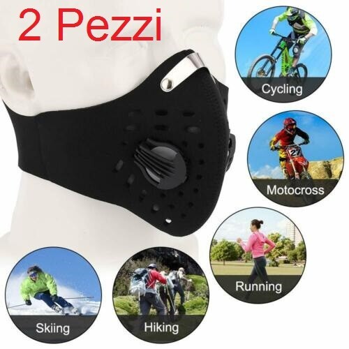 Mascherina sport antismog e - sport,