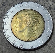 ITALY 🇮🇹 500 LIRE COIN