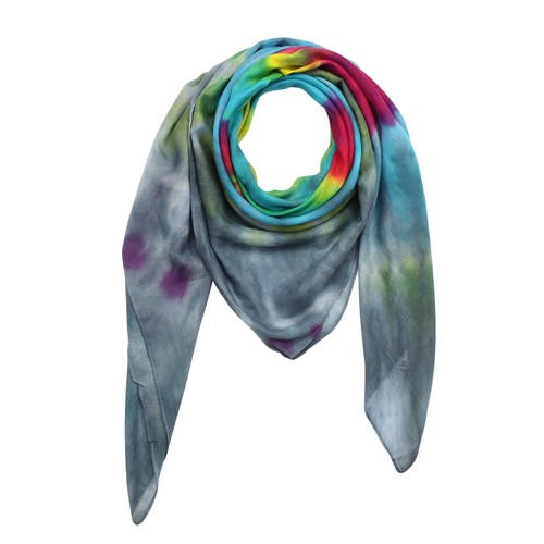 Panno cotone rainbow spiral - di,