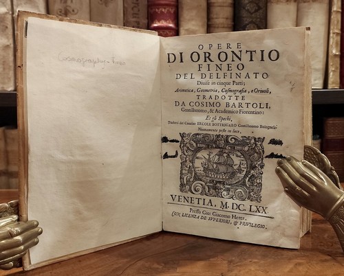 Libro antico cosmografia - antico,