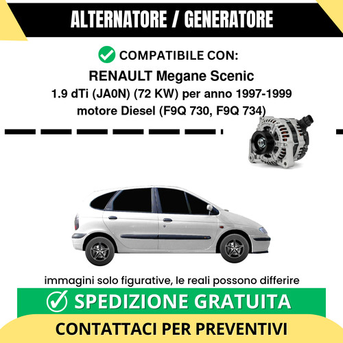 Alternatore renault megane - renault,