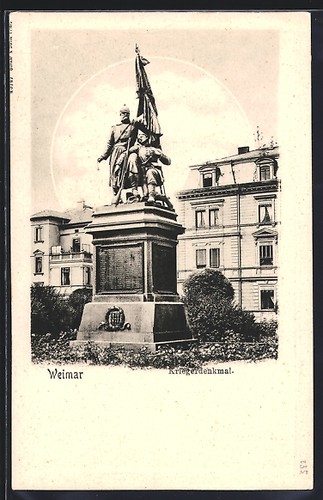 Cartolina weimar turingia - cartolina,