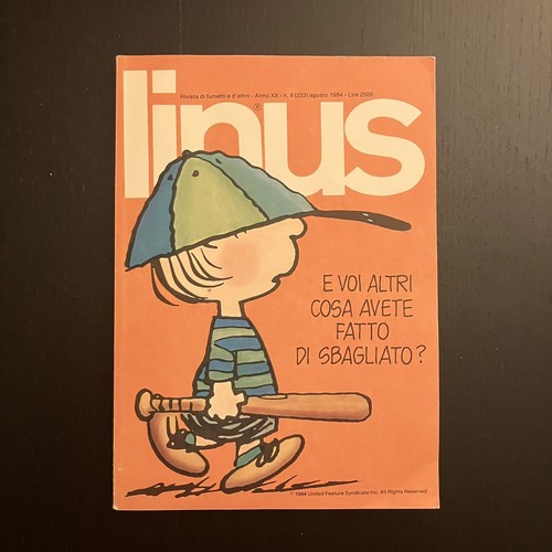Linus agosto 1984 - linus,