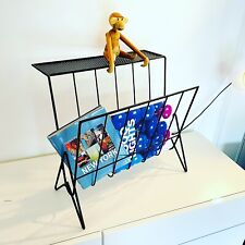 ? raro magazine rack di Mathieu Mategot per Artimeta 1956 metallo traforato
