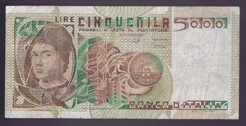 5000 lire antonello da - -,