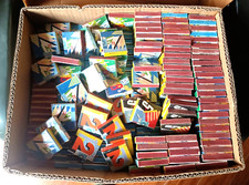 SUPER LOTTO di  10 SCATOLE DI CERINI mai aperte VINTAGE ANNI 70-diversi-(leggi)