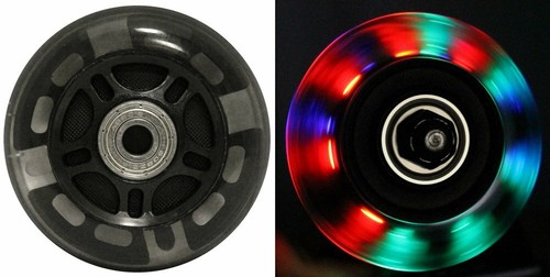 Ruote led linea 76mm - ruote,