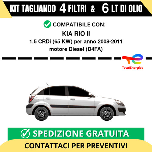 Tagliando per kia - kia, rio