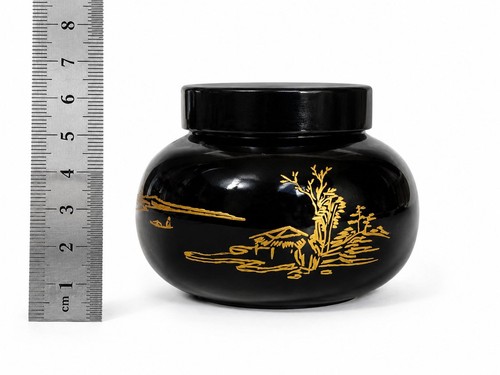 Vintage black lacquer - black,