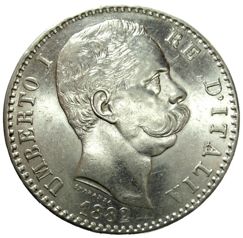 Savoia umberto - (2, lire-1882)