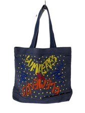 Borsa tote in cotone LANVIN grigia in cotone resistente, usata