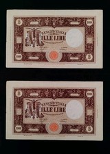 RARA COPPIA CONSECUTIVA 1000