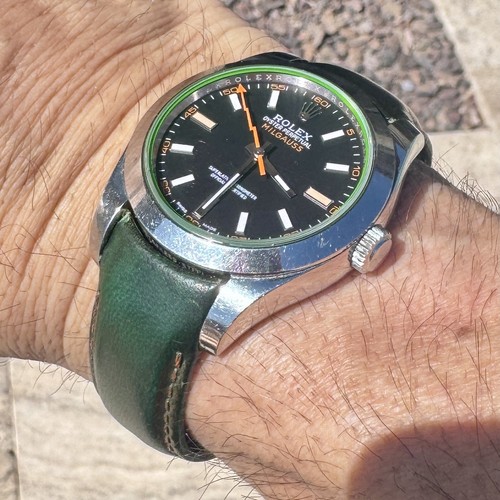 Cinturino curvo pelle - , 20