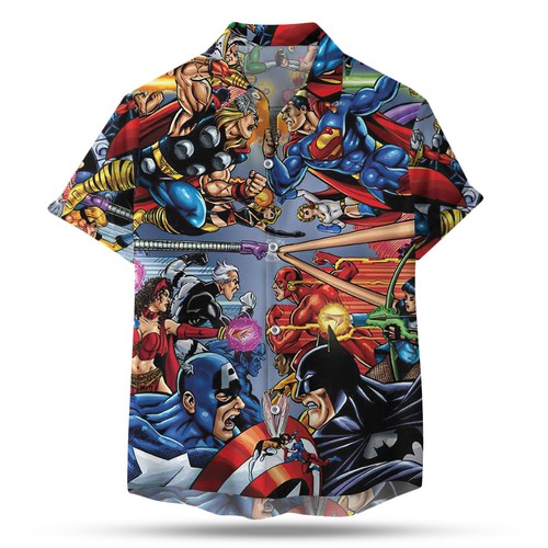 Camicia hawaiana marvel dc - camicia, vs