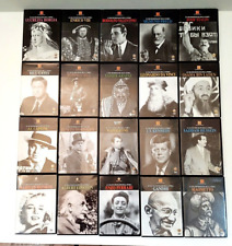 20 DVD LE GRANDI BIOGRAFIE - DISCOVERY HISTORY CHANNEL LOTTO STOCK EDITORIALE