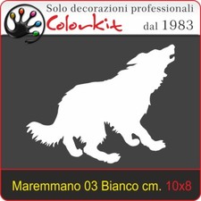 Adesivo Cane Pastore Maremmano