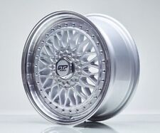 4x GTP WHEELS 072 7,5x17" 5x100 ET35 73.1 argento lucido perizia TÜV