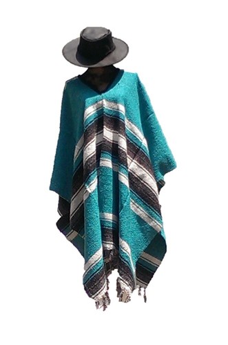 Poncho cappello acqua - e, da