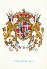 Cartolina Cavalleria: stemma