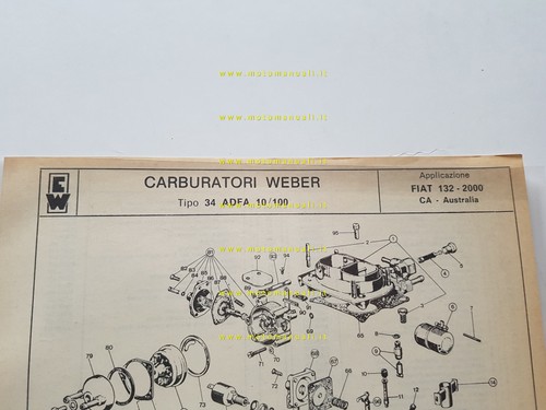 Weber carburatore adfa - weber,
